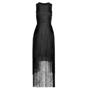 H&M Collection Black Fringe Dress